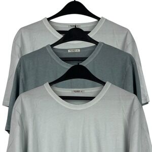 (Lot Of 3) Buck Mason Mens XL Supima Cotton Crew Neck T-Shirts Made in America